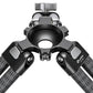 LVC-253C+BV-20 Video Tripod, Twin Leg, Integrated Bowl, Leveling Base with Handle, 3 Leg Sections, Fluid Head Set, Lever Release Clamp