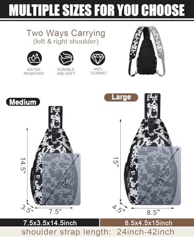 Crossbody Bags for Women Men Trendy Sling Bag Backpack Chest Bag