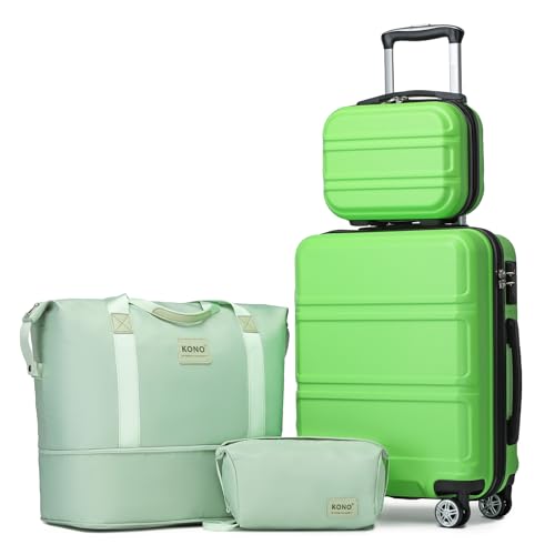 Luggage Set 4 Piece Carry On Hardside Luggage with Spinner Wheels (4 Count)