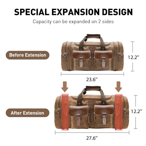 Waxed Canvas Duffle Bag