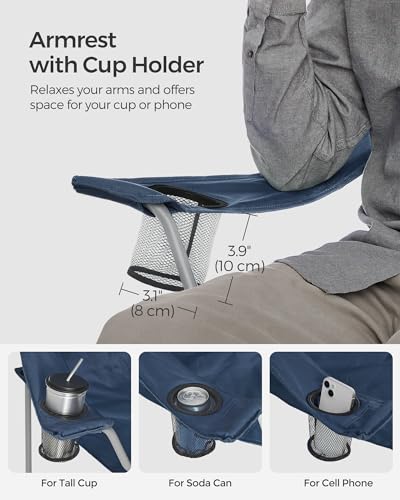 Set of 2 Folding Camping Chairs (2 Count)