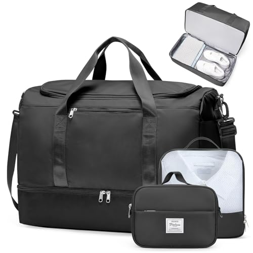 Travel Duffle Bag with Shoes Compartment