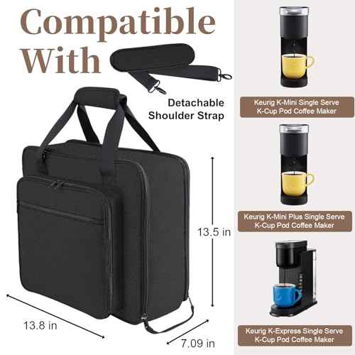 Carrying Coffee Maker Travel Bag Fit for Keurig K
