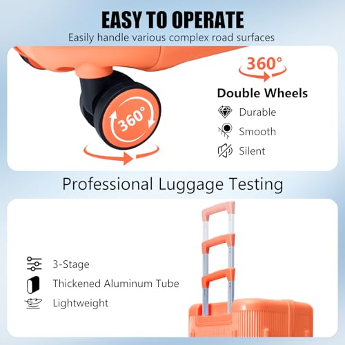 Large capacity Luggage Sets 2 Piece (2 Count)