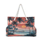 Large Beach Bags Totes Canvas Tote Shoulder Bag Soft Wave Water Resistant Bags for Gym Travel Daily Ocean
