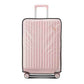 4 Piece Expandable Hardshell Pink Luggage Sets with Spinner Wheels (3 Count)