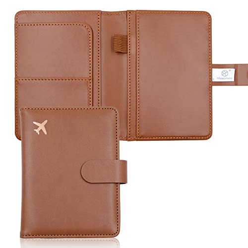 Premium Leather Passport Holder Covers Case