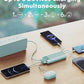 Portable Charger with Built in Cables