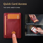 Slim Minimalist Front Pocket RFID Blocking Leather Wallets for Men and Women