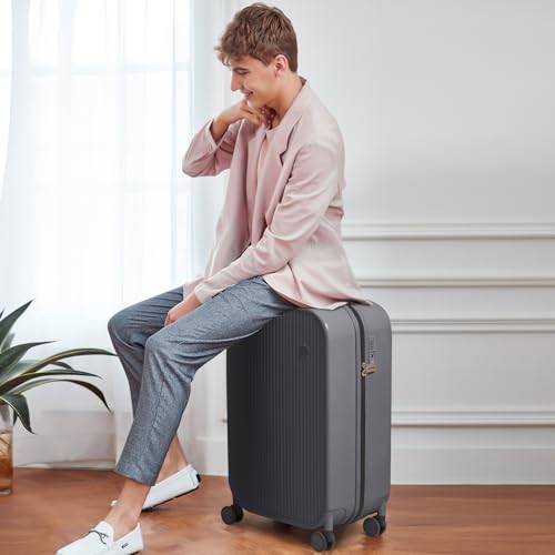 20 Inch Carry On Luggage PC Hardside Suitcases with Wheels & TSA for Travel Woman Men