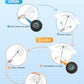 Windproof Travel Umbrellas for Rain and Sun (2 Count)
