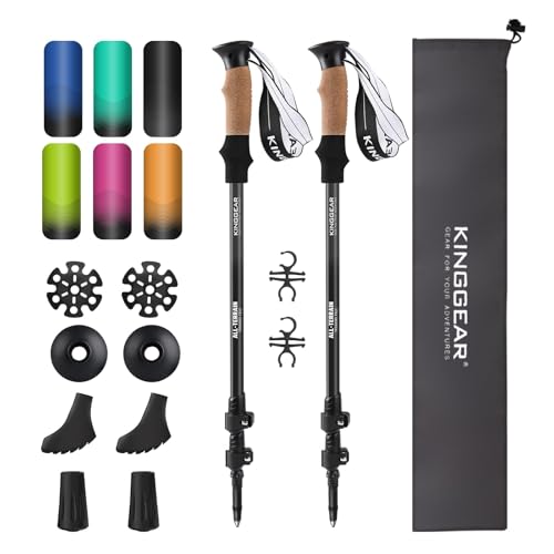 Trekking Poles 7075 Aluminum Lightweight Hiking Sticks (2 Count)