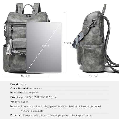 15.6 inch Laptop Backpack for Women