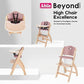 Beyond Junior Convertible Wooden High Chair with Removable Tray