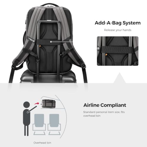 Design Travel Backpack 43l with USB Charging Port Laptop Backpack