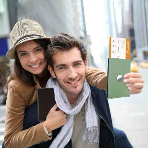Full Grain Leather Passport Holder Cover for Men and Women Travel