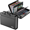 Accordion File Organizer Bag with Lock