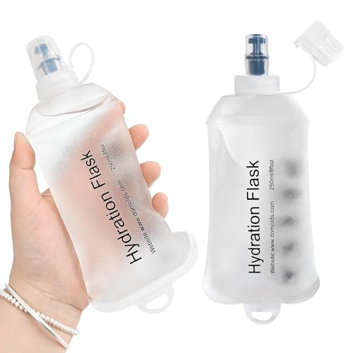 GYGYL Soft Flask Collapsible Water Bottle for Sports (2 Count)