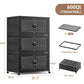 600Qt Extra Large Stackable Storage Bins with Lids (3 Count)