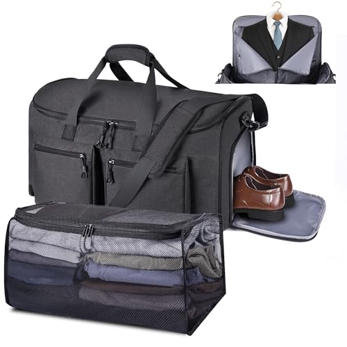 2 in 1 Garment Duffle Bags for Travel Mens Carry