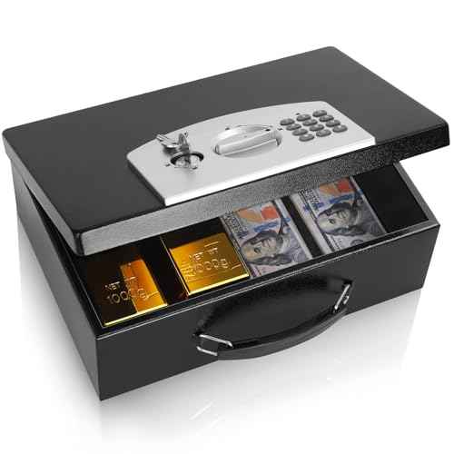 Fire Resistant Document Lock Box Safe Digital Keypad