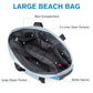 Beach Bag Waterproof Sandproof Large Capacity Foldable for Women