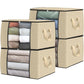 4 Pack Storage Bags for Clothes Blanket Storage Bins with Lids (4 Count)