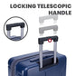 Carve 25 Inch Medium Expandable Hardside Upright Suitcase