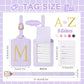 Personalized Initial Luggage Tags for Suitcase
