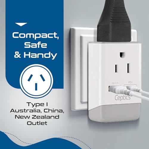 Australia China New Zealand Power Plug Adapter
