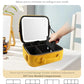 Travel Makeup Bag Cosmetic Bag with Lighted Mirror