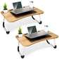 2 Pack Large Lap Desk for Bed & Sofa with Cup Holder & Foldable Legs Laptop Table (2 Count)
