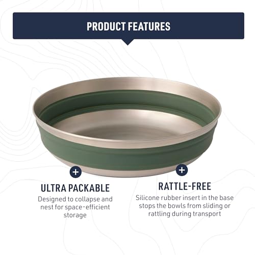 Detour Stainless Steel Collapsible Bowl