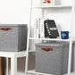 Fabric Storage Bins with Lids 13 Inch Storage Cubes with Lid (2 Count)