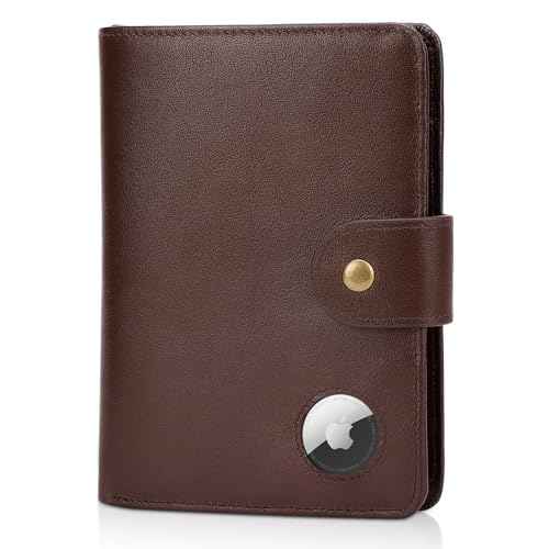 Polare Luxury RFID Blocking Leather Passport Holder Travel Wallet For Men and Women