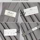 Folding Umbrella Real Wood Handle Auto Open Close Metallic Gray