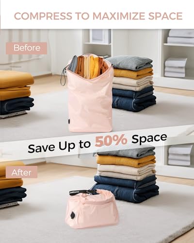 Compression Travel Laundry Bag for Dirty Clothes