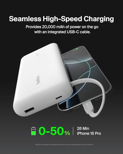 20000mAh 30W USB C Power Bank