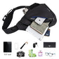 Sling Bag Men Backpack Unisex One Shoulder Bag Hiking Travel Backpack Crossbody with USB Port for Men Women Versatile Casual Daypack