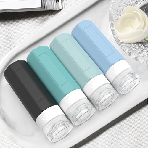 Travel Bottles for Toiletries 3oz (4 Count)
