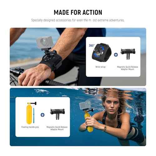 35 in 1 Action Camera Pro Accessories Kit Compatible with DJI Osmo Action 5 Pro 4 3 GoPro (35 Count)