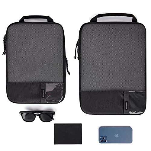 2 Set Compression Packing Cubes for Travel (6 Count)