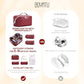 Travel Makeup Bag Organizer (3 Count)