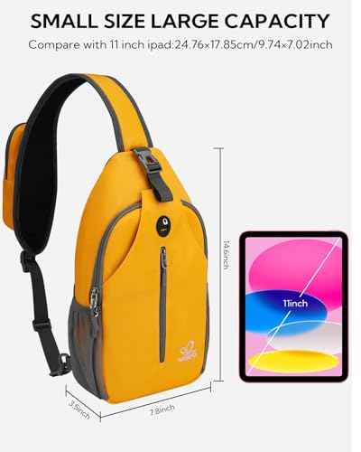 Crossbody Sling Backpack Sling Bag Travel Hiking Chest Bag Daypack
