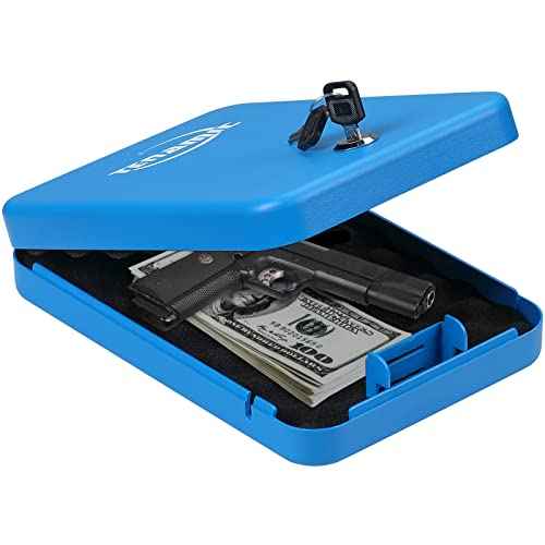 Pistol Safe Portable Travel Gun Safe