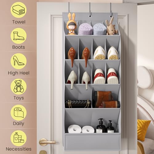 Over the Door Shoe Rack for Closet Fit 18+ Pairs