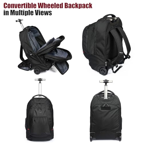 21x14 x8 Rolling Backpack For Adults With wheel