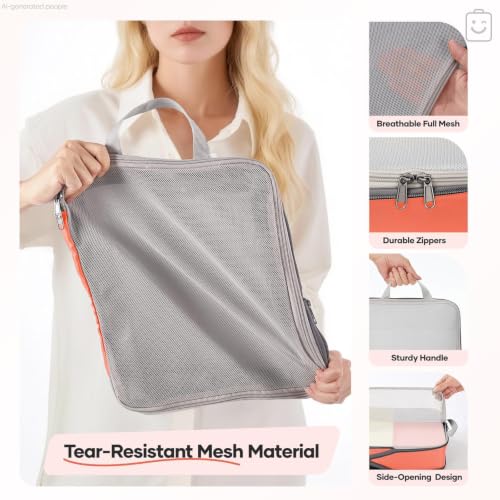 9 11 Set Compression Packing Cubes for Travel Essentials (9 Count)