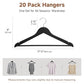 Wooden Coat Hangers (20 Count)