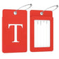 2 Pack Initial Luggage Tags for Suitcases Airplane Travel Essentials (2 Count)